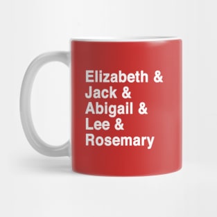 Jack Elizabeth Abigail Lee Rosemary Hope Lives Mug